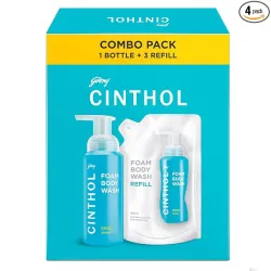 Cinthol Cool Foam Body Wash 800ml Combo