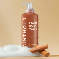 Cinthol Sandal Foam Body Wash (750ml)
