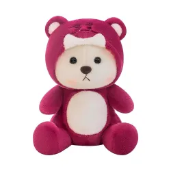 Cionum Soft Plush Toy for Kids – Cute Stuffed Animal Soft Toy – Soft Cuddly Toy for Baby Boys & Girls, Return Gift & Room Decor - Hooded Hat Bear 30cm