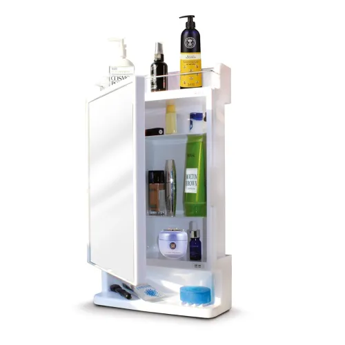 Image of CIPLA PLAST Bathroom Cabinet with Mirror White