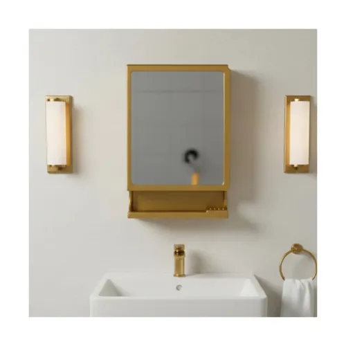 Image of CIPLA PLAST New Look Plastic Multipurpose Cabinet | Storage Organiser | Strong Plastic Bathroom Shelves Wall Mounted | B