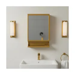 CIPLA PLAST New Look Plastic Multipurpose Cabinet | Storage Organiser | Strong Plastic Bathroom Shelves Wall Mounted | B