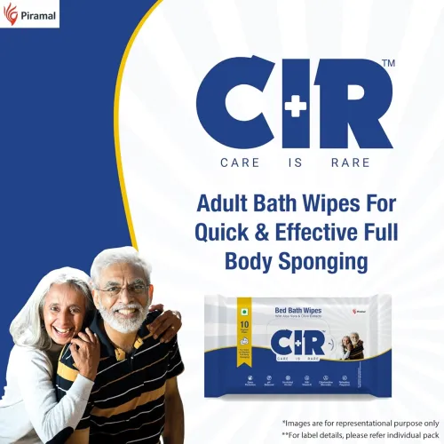 Image of CIR Soft Body Cleansing Wet Bed Bath Wipes for Adults | Body Sponging | Extra Large, 10 Wipes/Pack (Pack of 9), 90 Wipes