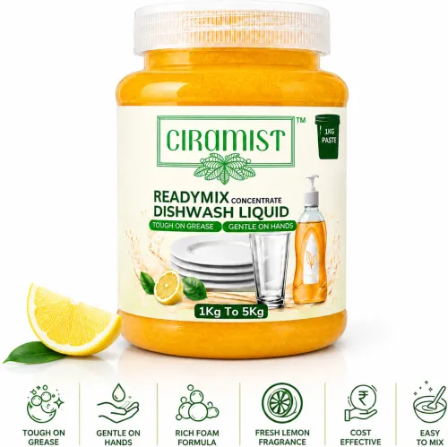 Image of CIRAMIST DIY DISHWASH CONCENTRATE PASTE 1KG TO MAKE 5KG LIQ Dishwashing