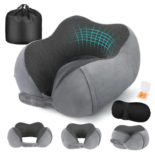 Image of Cirorld Travel Pillow for Airplane Neck Pillow for Travel