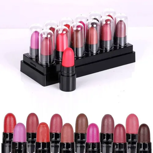 Image of Cismoline Mini Matte Travel Lipstick Combo (Multicolor, 10ml) 
