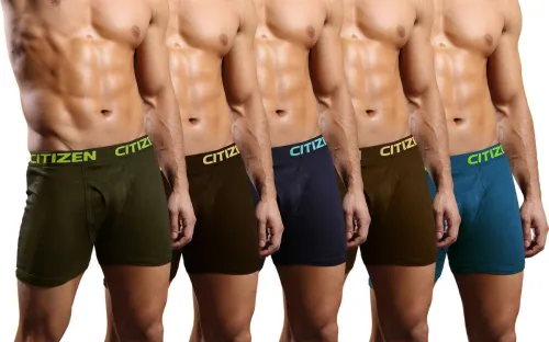 Image of CITIZEN Pack of 3 Solid Men Trunk