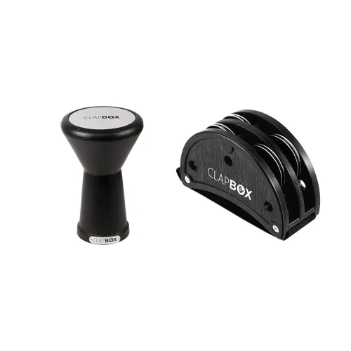 Image of Clapbox Aluminium Darbuka Drum and Foot Tambourine