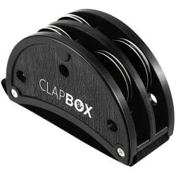 Clapbox Foot Tambourine - Jingles, Black
