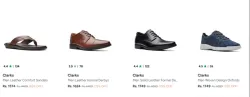 Clarks Footwears up to 75% Discount