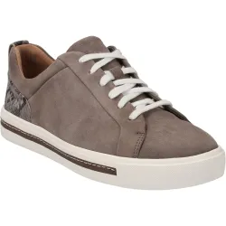 Clarks Womens 26162474 Grey Boat Shoe