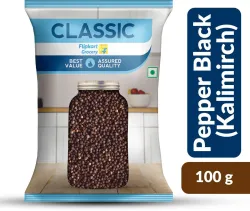 Classic Black Pepper /Kali Mirch by Flipkart Grocery  (100 g)