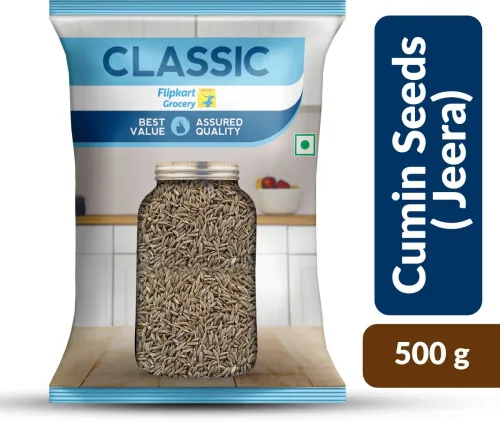 Image of Classic Cumin Seeds by Flipkart Grocery  (500 g)