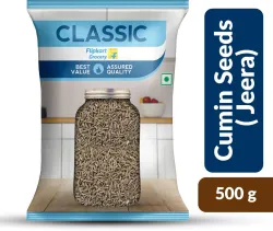 Classic Cumin Seeds by Flipkart Grocery  (500 g)