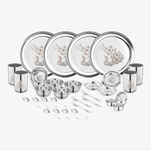 Image of Classic Essentials Pack of 32 Stainless Steel Dinner Set