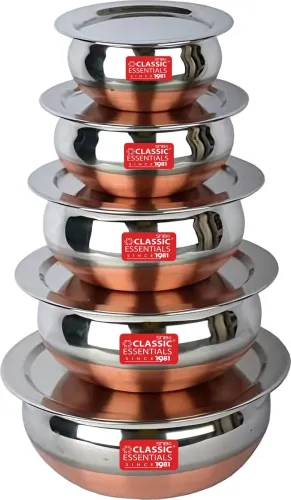 Image of Classic Essentials Stainless Steel Copper Base Handi (10 - Piece)