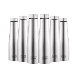 Classic Essentials Stainless Steel Puro Water Bottle 1000ml(Pack of 6) 1000 ml