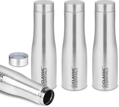 Image of Classic Essentials Stainless Steel Sports/Fridge Puro Water Bottle I Single wall