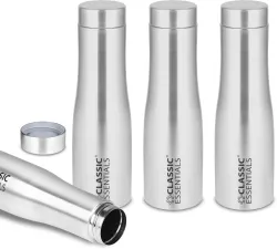 Classic Essentials Stainless Steel Sports/Fridge Puro Water Bottle I Single wall