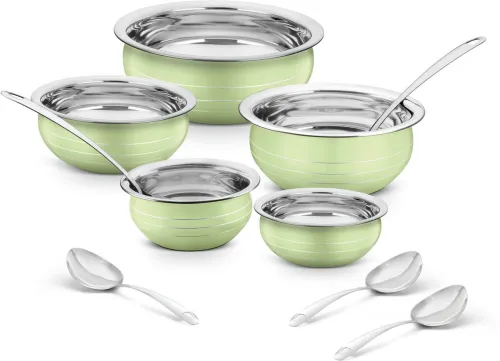 Image of Classic Essentials Stainless Steel Cookware Set 10-Piece