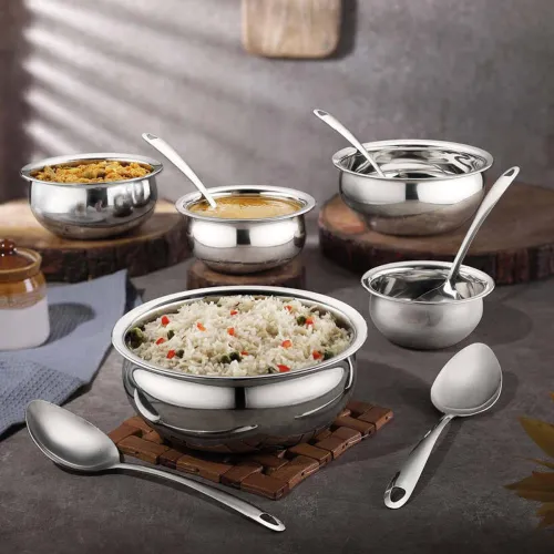 Image of Classic Essentials Steel Cookware Set – 10 Pc, Induction Friendly