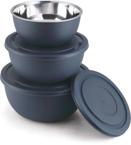 Image of Classic Essentials Steel Mixing Bowl Set 3pcs