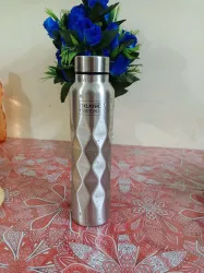 Classic Essentials Steel Puro Water Bottle 1000ml(Pack of 2) 1000 ml Steel Bottle (Pack of 2, Silver)