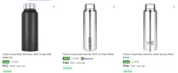 Classic Essentials Water Bottles & Flask starting @ ₹172