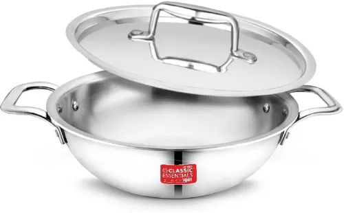 Image of Classic Essentials Triply Kadhai with Lid 1.5L (20cm)