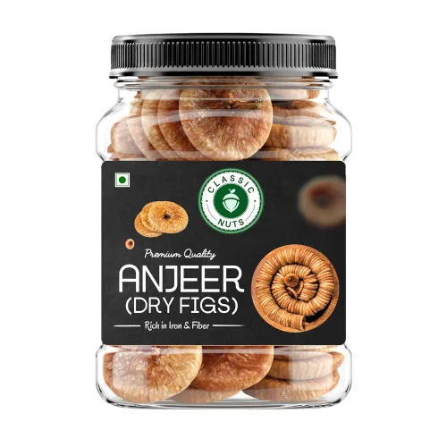 Image of Classic Nuts Afghani Anjeer (Dried Figs) | Natural, Sun-Dried, Handpicked | Rich in Fiber, Calcium & Antioxidants | Heal