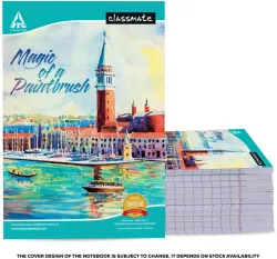 Classmate A4 Longbook Single Line 140 pages (PO12)