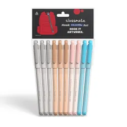 Classmate Hook Ball Pen- Blue (Pack of 10)