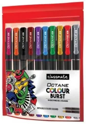 Classmate Octane Burst Multi Colour Gel Pen, Po10