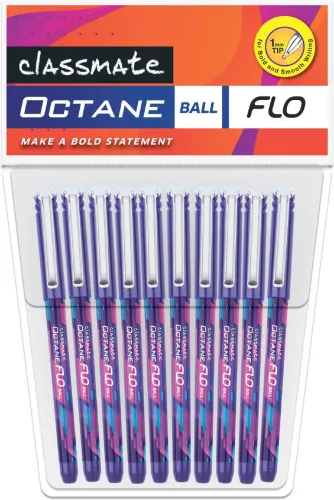 Image of Classmate Octane Flo Ball Pen (Pack of 10)