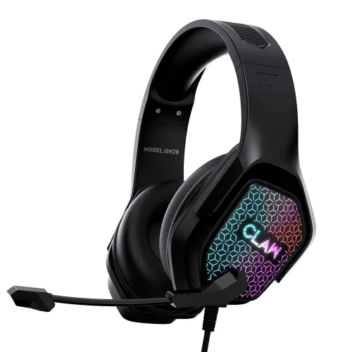 Image of CLAW GH28 RGB Gaming Headset – 40mm Drivers, 3.5mm Jack