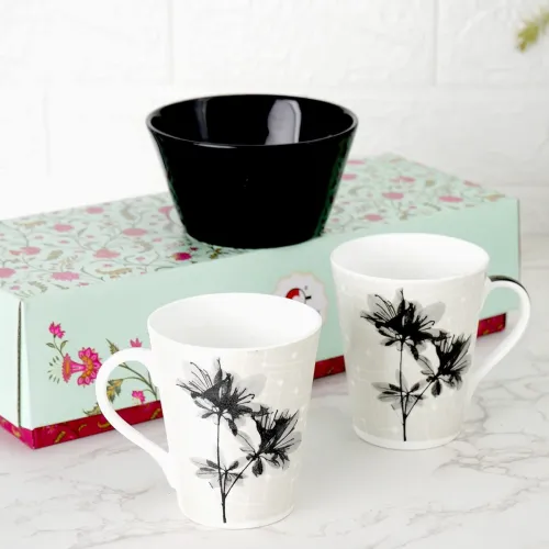 Image of Clay Craft Imperial Collection Snack Bowl Set of 4-470 ml Each (Snack Set 3)
