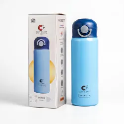 Clay Craft Vacbott Sonic Pro Double Wall |18 Hours Hot and 24 Hours Cold Water Bottle Vacuum Insulated Flask Bottle|550m