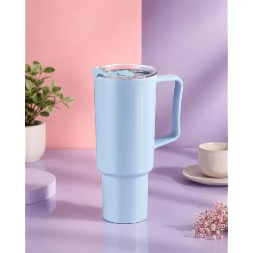 Image of Clazkit 1200ML Tumbler with Handle & Straw