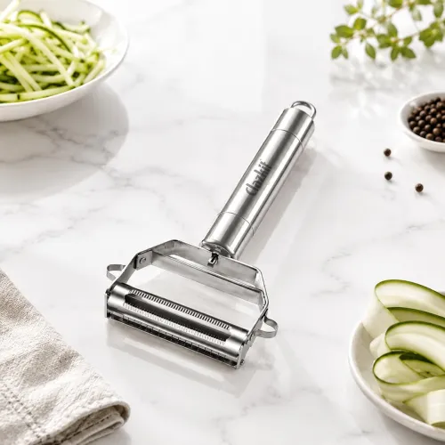 Image of Clazkit 2 in 1 Stainless Steel Julienne Peeler 