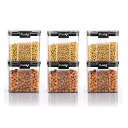 Clazkit Airtight 700ml Kitchen Storage Containers (SO6)