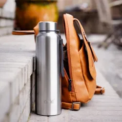Clazkit Amaze Pro Classic 1000ml Sporty Stainless Steel Water Bottle|ISI Certified| SLeakproof, Rust-Free, BPA-Free, Dur