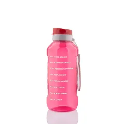 Clazkit Flexisip 1.5L Motivational BPA-Free Water Bottle Leak-Proof