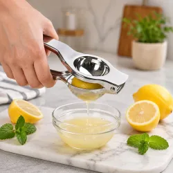 Clazkit Hand Press Lemon Squeezer with Bottle Opener