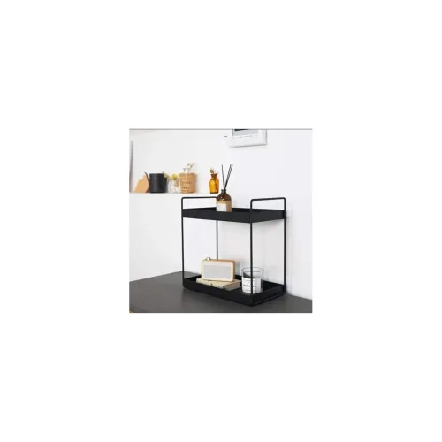 Image of Clazkit Iron 2-Tier Countertop Kitchen Organizer Storage Shelf for Home Kitchen