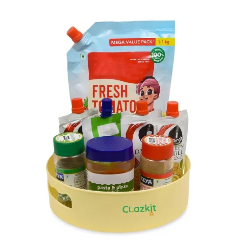 Image of Clazkit Multi-Purpose Kitchen Storage Revolving Tray 