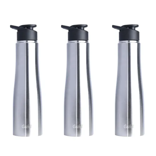 Image of Clazkit Optimus Sporty Stainless Steel Water Bottle