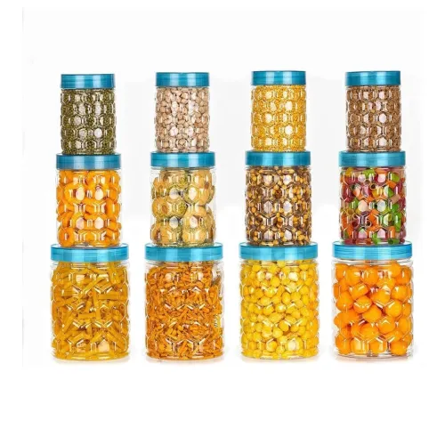 Image of Clazkit Plastic Airtight Container Set (set of 12)