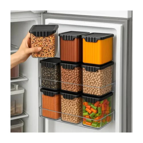 Image of Clazkit Plastic PET Container Set Of 6