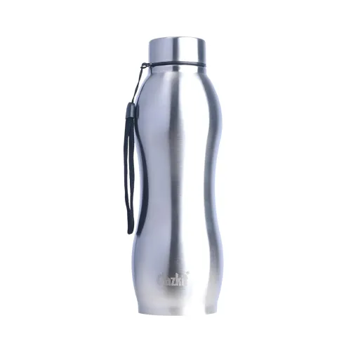 Image of Clazkit Platina Pro Classic Stainless Steel Water Bottle 1000ml