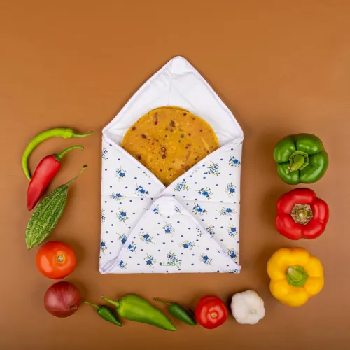 Image of Clazkit Set of 4 Roti Chapati Cover 